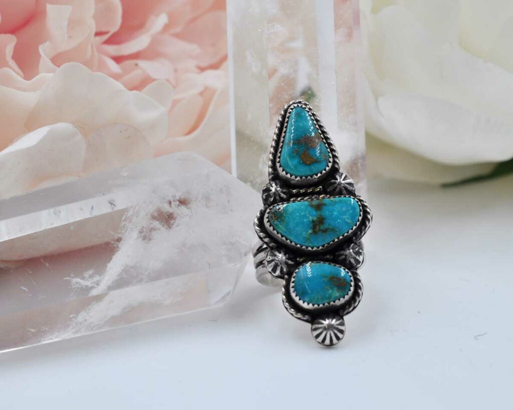 R0205-Truquoise-Mountain-Turquoise-three-stone-ring-square